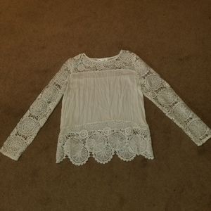 White Lace Blouse